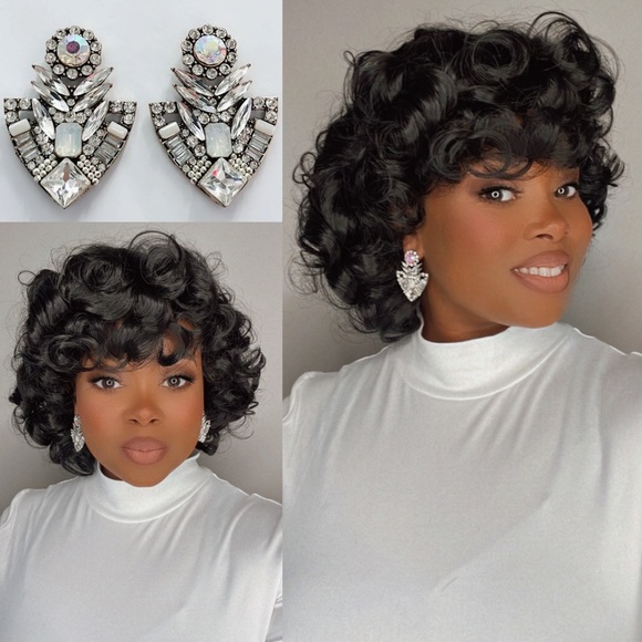 “Cinderella” Classic Glam Earrings - Picture 4 of 7